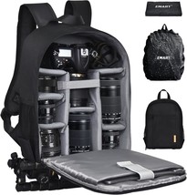 Compact And Stylish, The Emart Camera Backpack Bag Is Designed For Slr/Dslr - £35.05 GBP