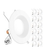 12 Pack Sunco 5/6 Inch LED Can Light Retrofit Recessed 4000k 75watt Dimm... - $29.69