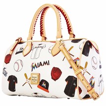 Dooney &amp; Bourke Miami Marlins MLB Collection Classic Satchel NEW Retail $248 - £147.21 GBP