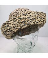 Vintage Straw Weave Hat Phillippines M-L Beige Gray - $258.23 MXN