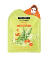 Freeman Hydrating Sheet Mask, Aloe + Seaberry, Softens &amp; Moisturizes Dry... - $4.49