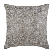 Gray Throw Pillow Covers 16&quot;x16&quot; Cotton, Taupe Carnival - £38.60 GBP+