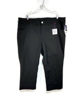 Lane Bryant NWT Womens Plus 24 Black Capri Pant Cropped - $38.69