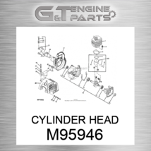 M95946 Cylinder Head Fits John Deere (New Oem) - £107.35 GBP