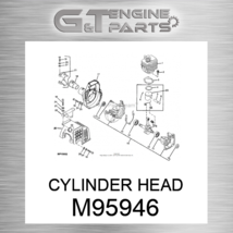 M95946 Cylinder Head Fits John Deere (New Oem) - £101.46 GBP