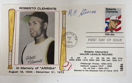R.C. Stevens Signed Autographed Roberto Clemente Vintage First Day Cover FDC - £31.97 GBP