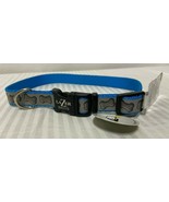 Coastal Lazer Brite Reflective Adjustable Dog Collar Turquoise Bones 12&quot;... - £9.31 GBP