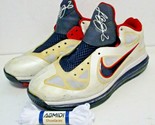 Nike Air Max LEBRON IX 9 OLYMPIC WHITE BLUE RED 510811-101 sz 11.5 NEW L... - £62.21 GBP