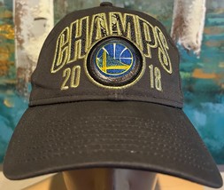 Golden State Warriors 2018 NBA Champs New Era 9Twenty Slide Strap Hat Gray - $11.05