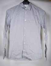 J. Lindeberg Mens Gray  Slim Fit LS Button Dress Shirt XS - £45.74 GBP