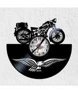 Vinyl Record Clock Super Motorbike Motoguzzi 3 Clock Decoration Original... - £40.85 GBP