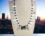 Marble, Onyx, Hematite Stone Necklace by Holley’s Cre8tions  - $34.00