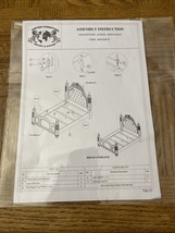 King/Queen Bed Rail User Manual - £7.67 GBP