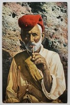 Old Man Smoking Pipe c1900s Postcard G29 - £10.21 GBP