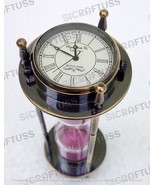 Sand Timer Table Clock - Vintage Desktop Collectibles For Home &amp; Office ... - £33.01 GBP