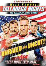 Talladega Nights: The Ballad of Ricky Bobby (DVD, 2006) Unrated Edition Widescre - £3.35 GBP