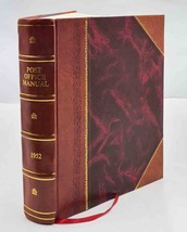 Post Office manual 1952 by United States. Post Office Department [Leather Bound] - £94.15 GBP
