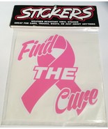 Stickers Weather Resistant Vinyl Sticker - Find The Cure, Cars, Trucks, ... - £5.46 GBP