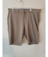 Burnside Men’s Gray Micro-Stripe Chino Shorts Flat Front Size: 36 - $19.18 CAD