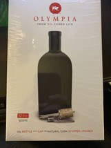 Olympia Oil Bottle with Cap And Natural Cork Stopper Pourer - £22.48 GBP