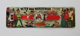 1950s vintage PETER PAN red TOY WATCH germany rotate character DISNEY PR... - £38.73 GBP