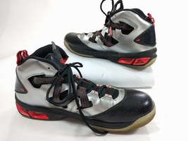 Nike Air Jordan Melo FLYWIRE Basketball Shoes 551879-015 Blk/Slvr/Red Mens US 10 - £30.83 GBP