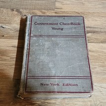 Government Class-Book (1901) Antique Manual Constitutional Law New York ... - $14.29
