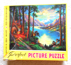 Perfect Picture Puzzle Silver Moon &amp; Amber Stream 500 pieces 21-1/2&quot;x19-... - $14.84