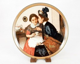 Rockwell Collector Plate &quot;Gossiping In The Alcove&quot; - Rediscovered Women, #7706I - £5.35 GBP
