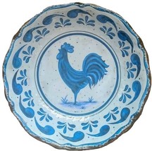 Four (4) Melamine 9.75&quot; Dinner Plates ~ Country ~ Rooster ~ Paisley ~ Bl... - €25,68 EUR