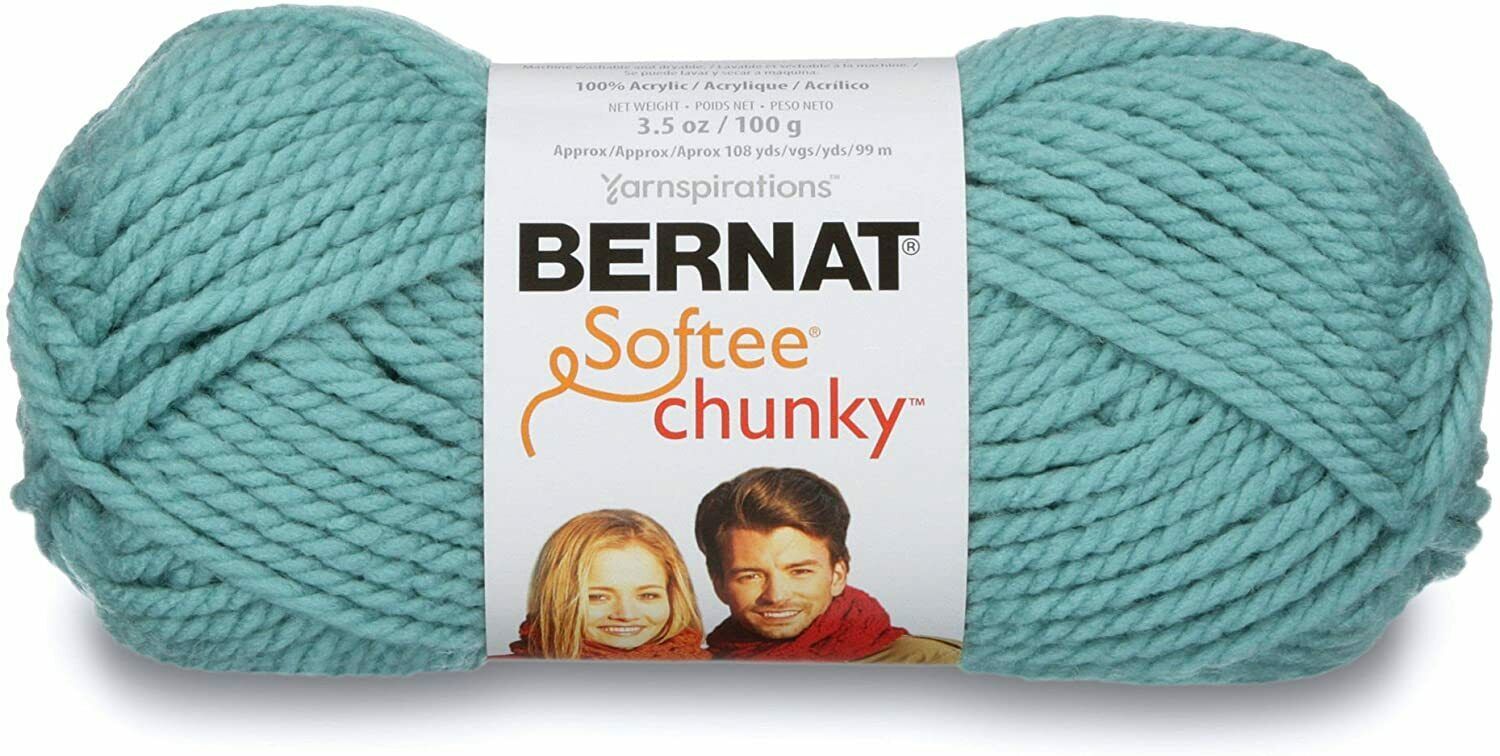 Primary image for Bernat Softee Chunky Yarn - Seagreen - New