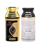 Lattafa Sheikh Al Shuyukh Luxe Edition + PURE MUSK Perfumed Body Spray 2... - $40.48