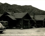 RPPC Classic Autos Chipita Lodge Ute Pass CO Colorado 1940s Sanborn Post... - £8.36 GBP