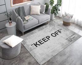 ZTFGZSXG Keep Off Area Rug Grey 16x24 Non-Slip 3D Printed Modern Carpet - $216.06 MXN ZTFGZSXG Keep Off Area Rug Grey 16x24 Non-Slip 3D Printed Modern Carpet - $216.06 MXN