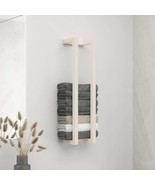 Towel Rack White Solid Pine Wood 9.1 x 7.1 x 35.4 in Towel Rack - €88,97 EUR