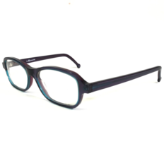 Vintage la Eyeworks Eyeglasses Frames GEMCO 255 Clear Blue Purple 50-15-140 - £52.14 GBP