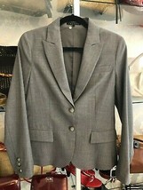 THEORY Gray Wool Blend Style#90171127 Blazer/Jacket Sz 10 $400 - £128.91 GBP