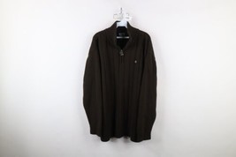 Vtg 90s Y2K Southpole Mens XL Baggy Fit Ribbed Knit Half Zip Pullover Sweater - £63.46 GBP