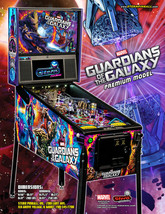 Guardians of the Galaxy Pinball FLYER Marvel Premium Original Art Print - £11.55 GBP