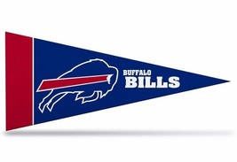 Buffalo Bills NFL Felt Mini Pennant 4&quot; x 9&quot; Banner Flag Souvenir NEW - £2.87 GBP