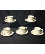 Vintage INTERNATIONAL 10 Piece Cup &amp; Saucer DEVONSHIRE - Set Of 5 Each -... - $41.13 CAD