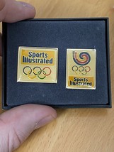 Vintage Sports Illustrated Pins Seoul 1988 Olympic Games Two Pin Set Lot of 2 - £2.34 GBP