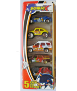 Sonic X Matchbox 5 Car Pack Set Xterra VW Beetle Baja Bug Suburban Piran... - $54.44