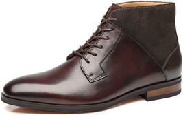 New Men’s Handmade Brown Color Casual Lace Up Leather Shoes - £107.63 GBP