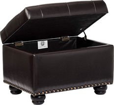 Espresso First Hill Fhw Deep-Tugging Storage Ottoman. - $189.94