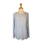 Women’s Athleta Light Blue Soft Stretch Pullover With Cutout Back Size L... - £12.98 GBP