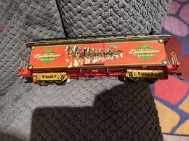 On30 scale Hawthorne Village Christmas Passenger Car Train Budweiser Cly... - £54.25 GBP