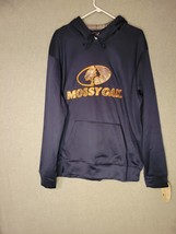 NWT Men&#39;s Mossy Oak Blue Pullover Hooded Sweatshirt XL - £20.34 GBP