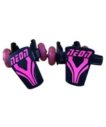 Neon Pop n Lock Street Rollers Pink Roller Skates Shoe Attachment LED Wh... - $14.84