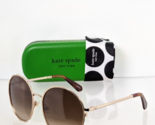 New Authentic Kate Spade Sunglasses Cannes J5GHA Gold 57mm Frame - $79.19